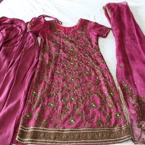 Purple Salwar